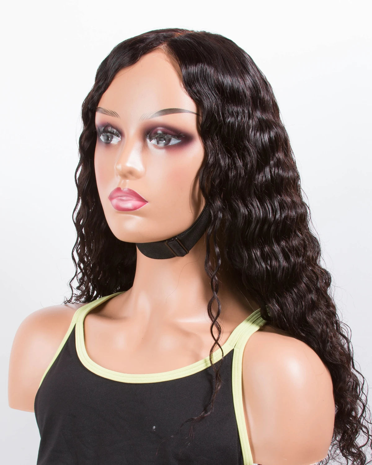 Modell: Brazilian Curly, 40 cm (16"), curly, schwarz.