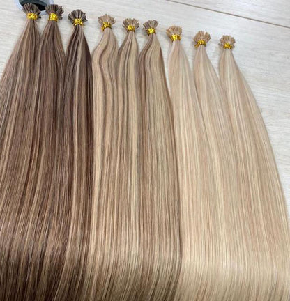 Keratin (Bonding), piano, 30 cm - 75 cm (12"-30"), glatt (straight)