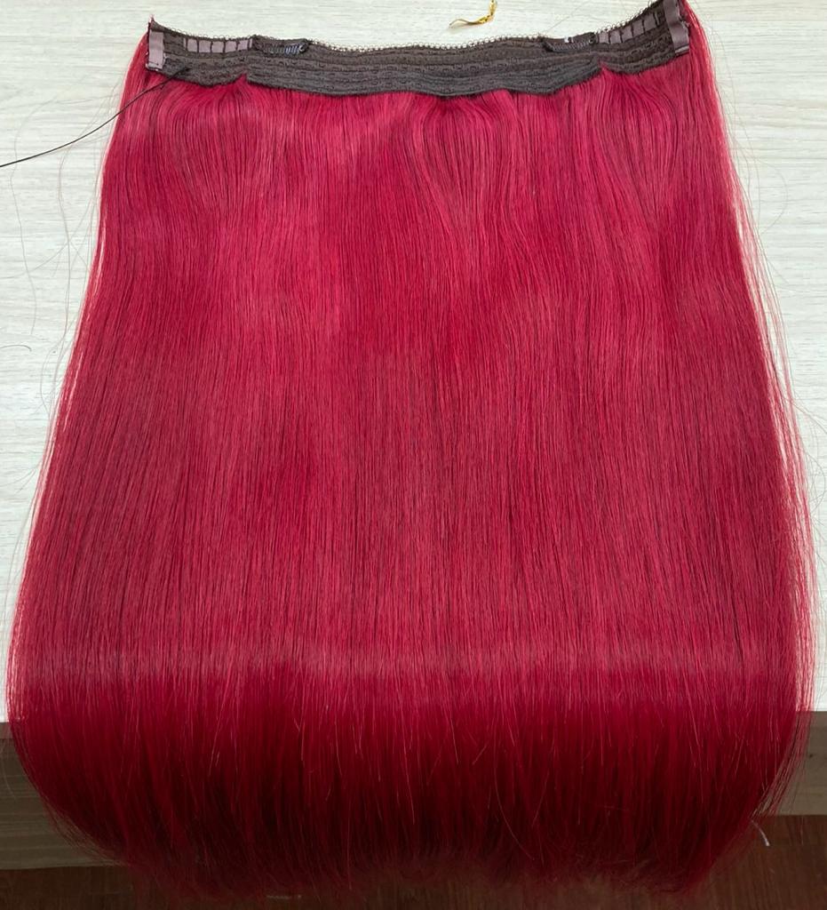 Halo, rot, 40 cm - 65 cm (16"-26"), glatt (straight)