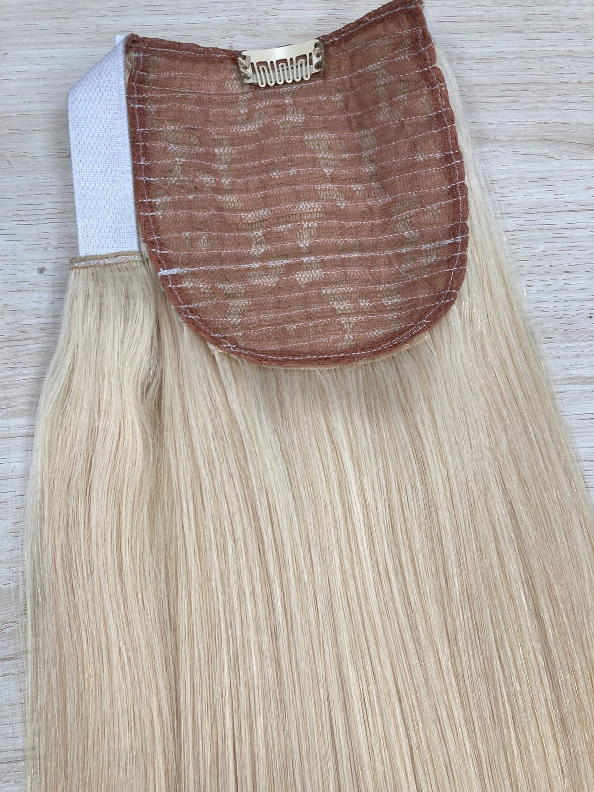 Ponytail 30cm - 75 cm (12 - 30 inch) blond, glatt (straight)